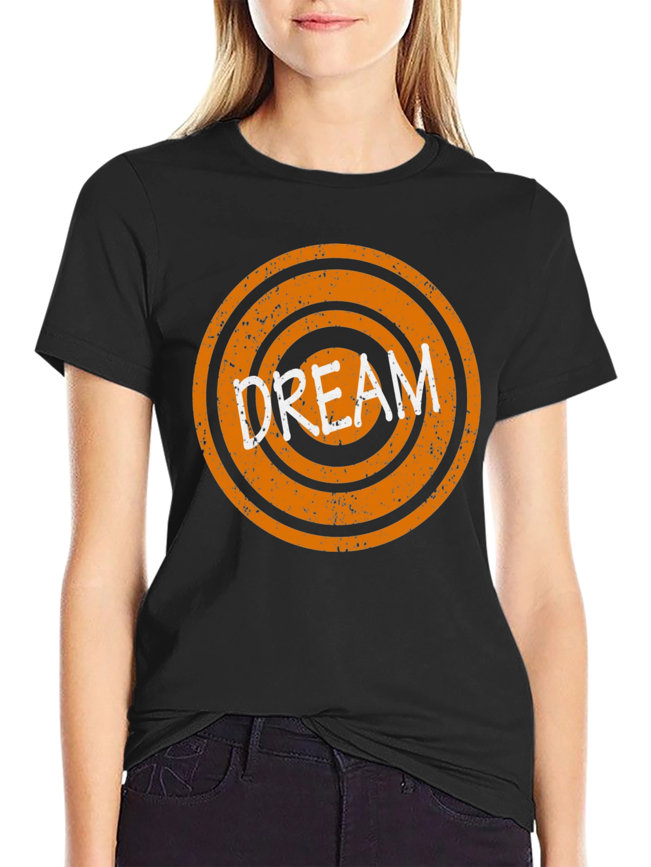 Dream Target Graphic T-Shirt - Trendy Casual Wear