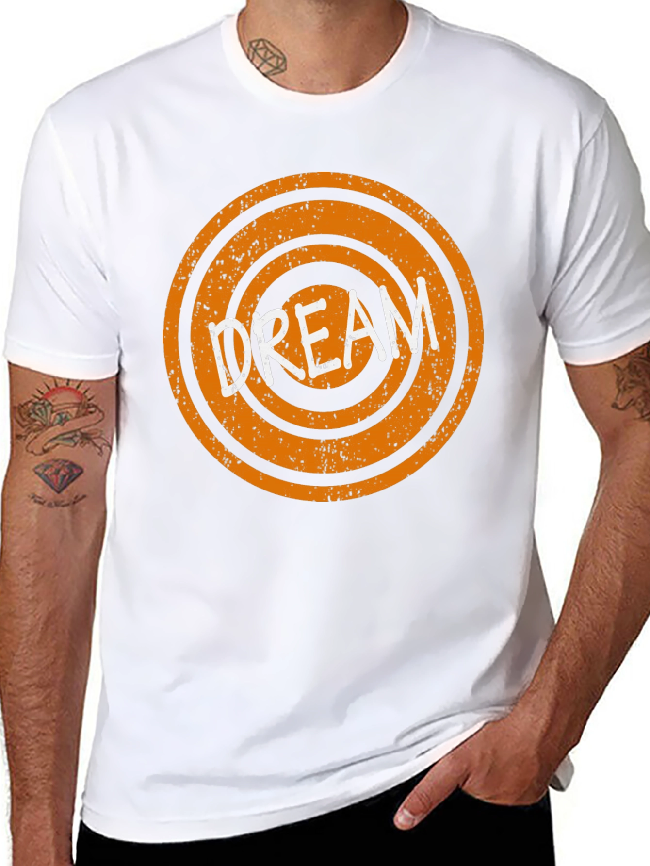 Dream Target Graphic T-Shirt - Trendy Casual Wear