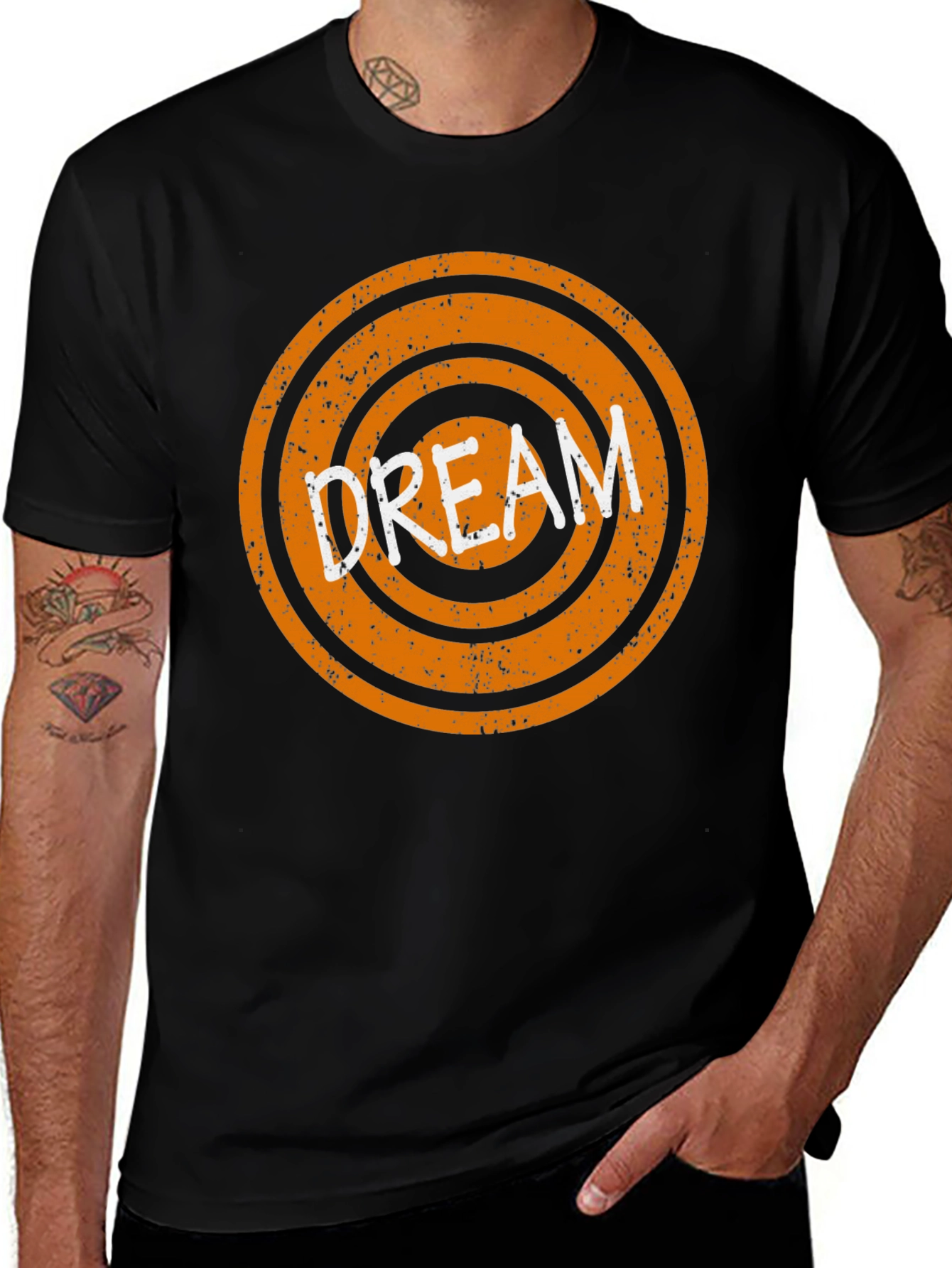 Dream Target Graphic T-Shirt - Trendy Casual Wear