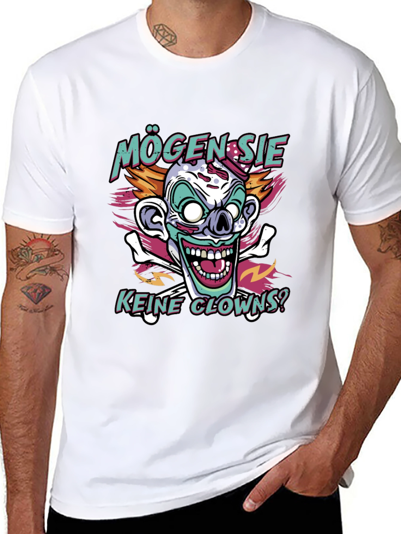 Creepy Clown T-Shirt: Mögen Sie Keine Clowns?