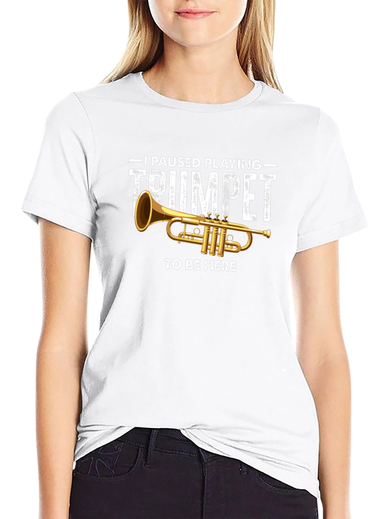 Trumpet Player Graphic T-Shirt - Musician Humor Tee