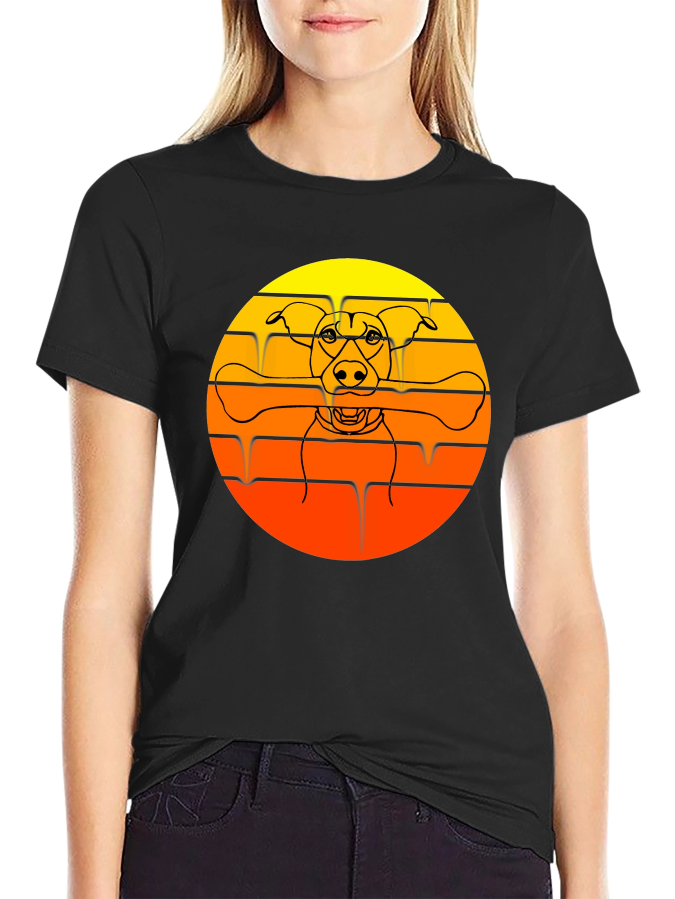 Dog & Bone Sunset Graphic Tee