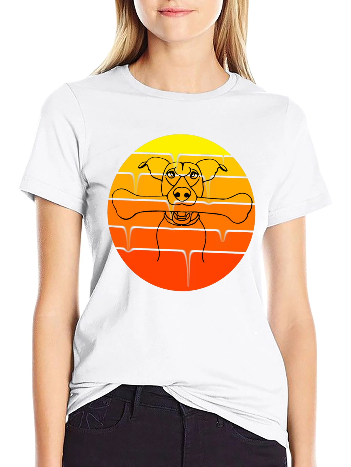 Dog & Bone Sunset Graphic Tee