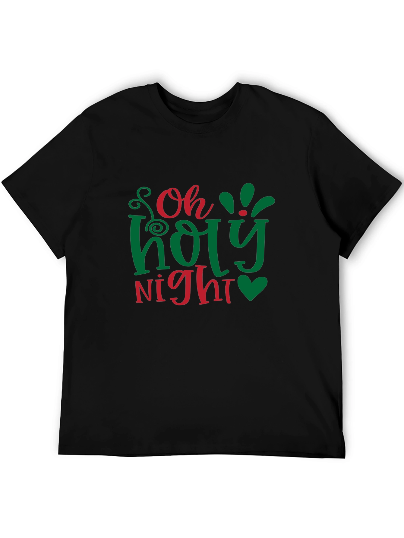 Oh Holy Night Christmas Graphic Tee