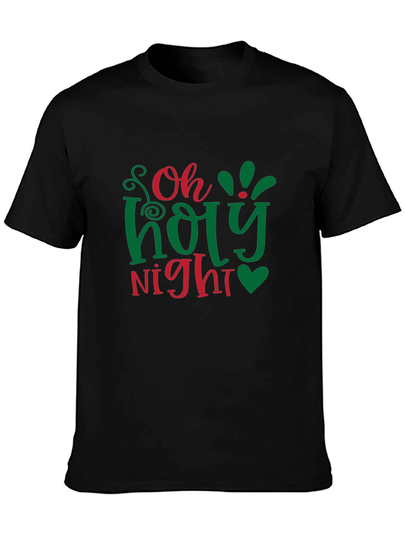 Oh Holy Night Christmas Graphic Tee