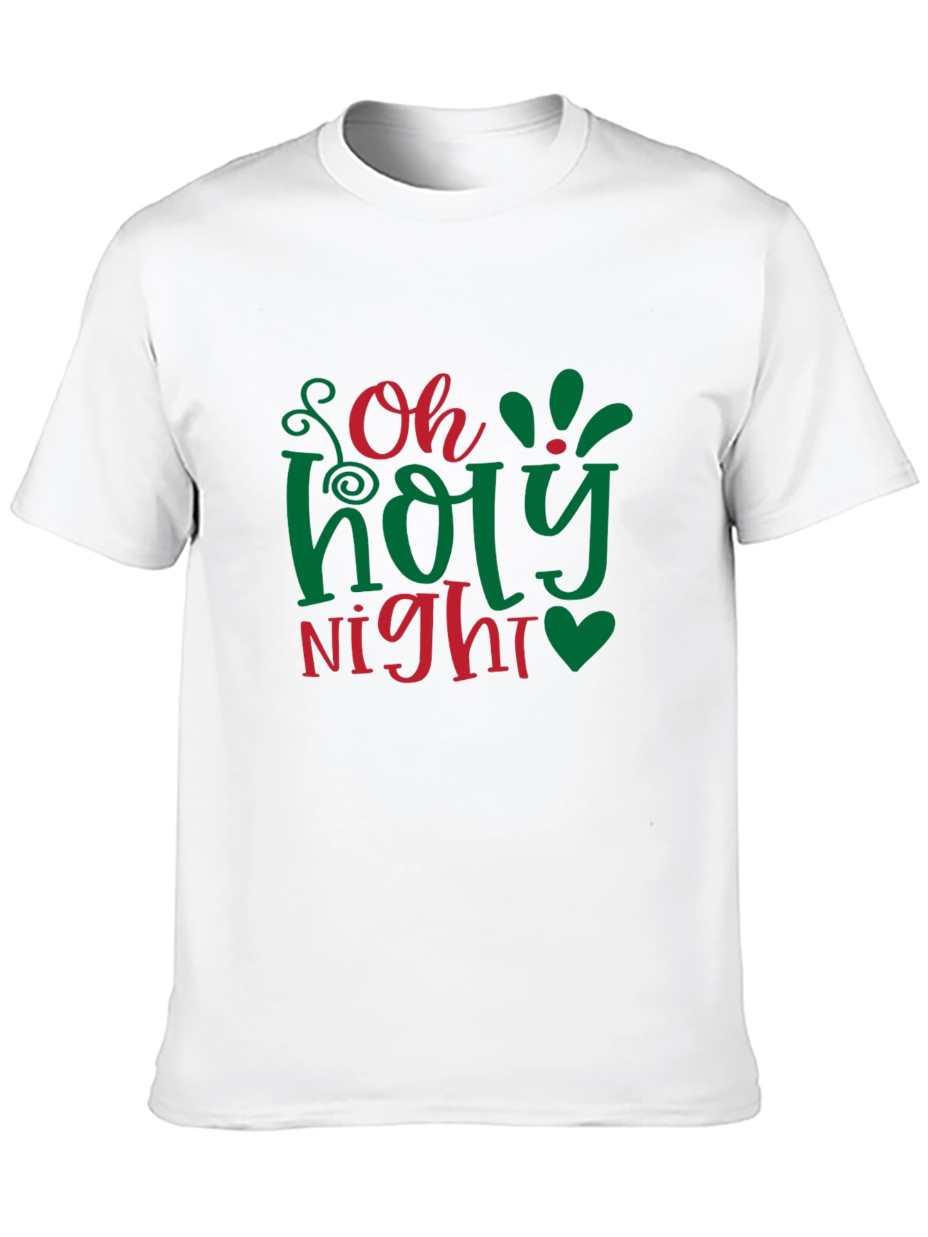 Oh Holy Night Christmas Graphic Tee