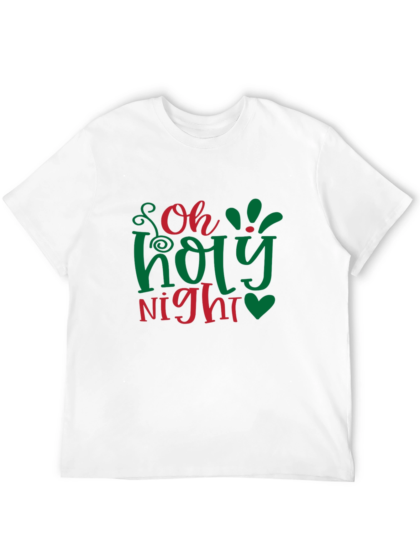 Oh Holy Night Christmas Graphic Tee
