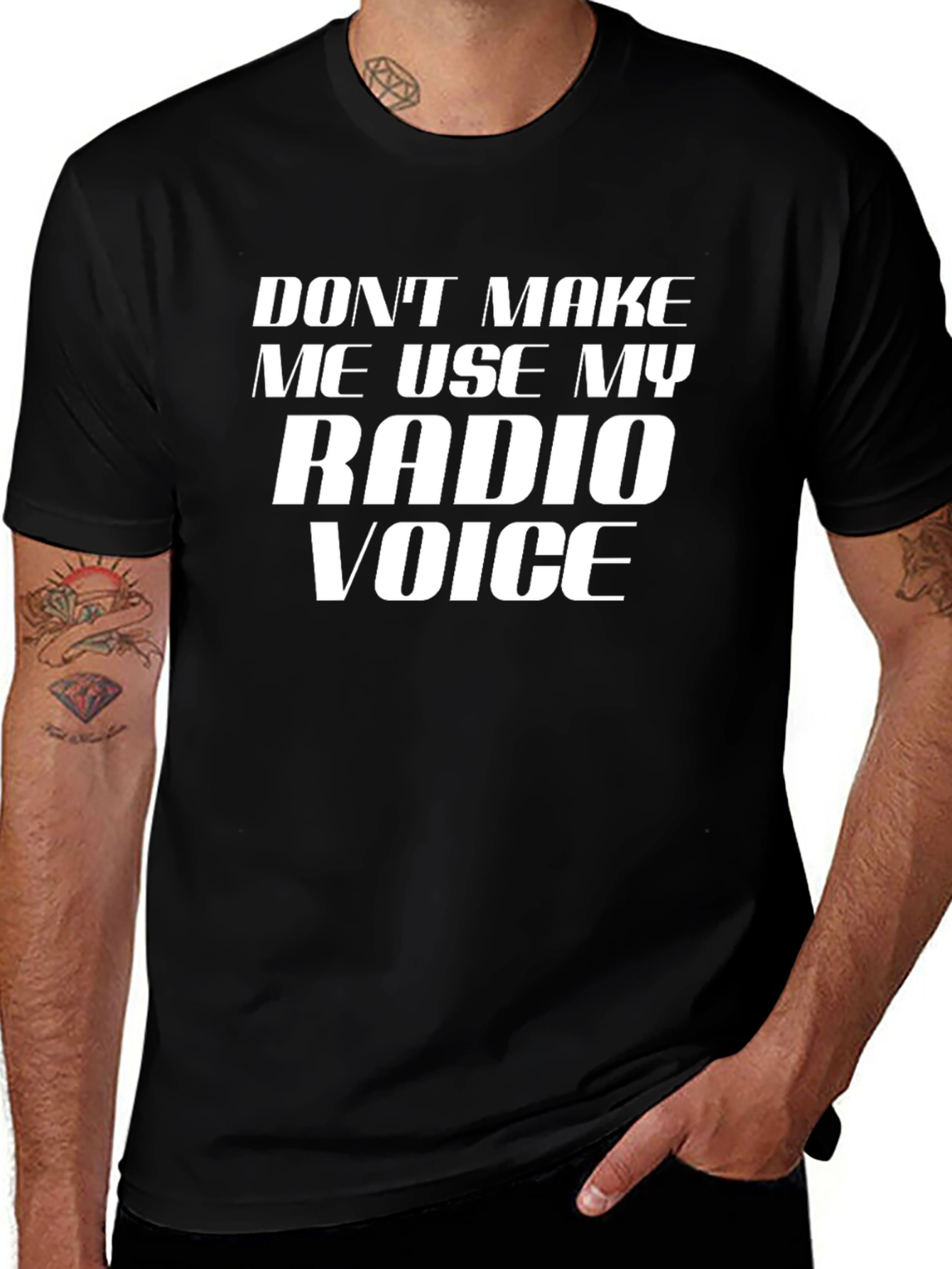 Radio Voice T-Shirt - Funny Graphic Tee