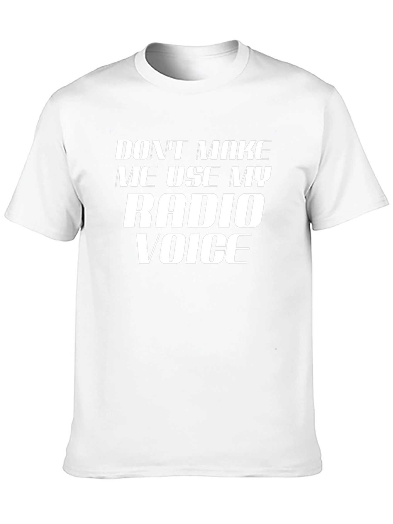 Radio Voice T-Shirt - Funny Graphic Tee