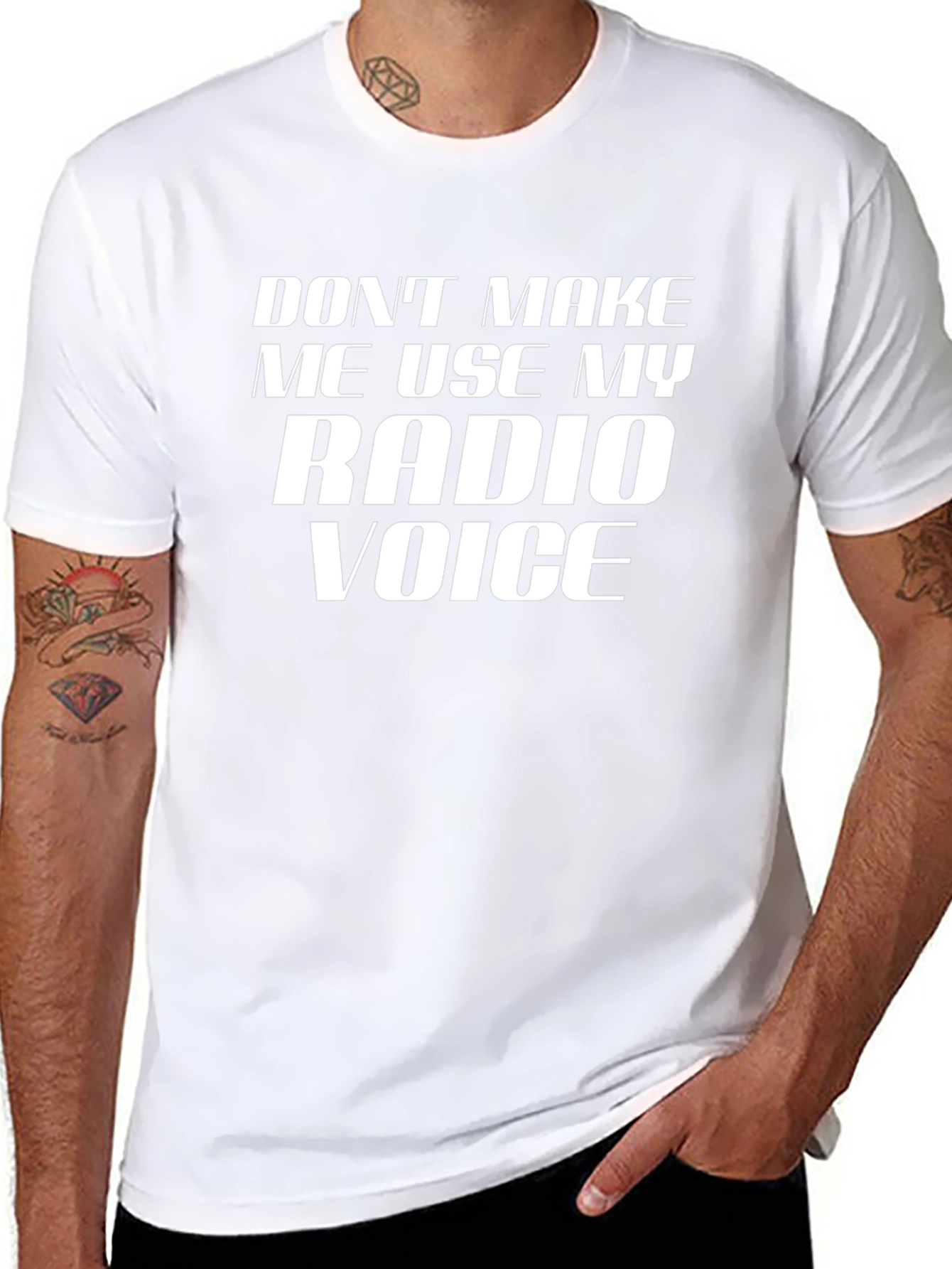 Radio Voice T-Shirt - Funny Graphic Tee
