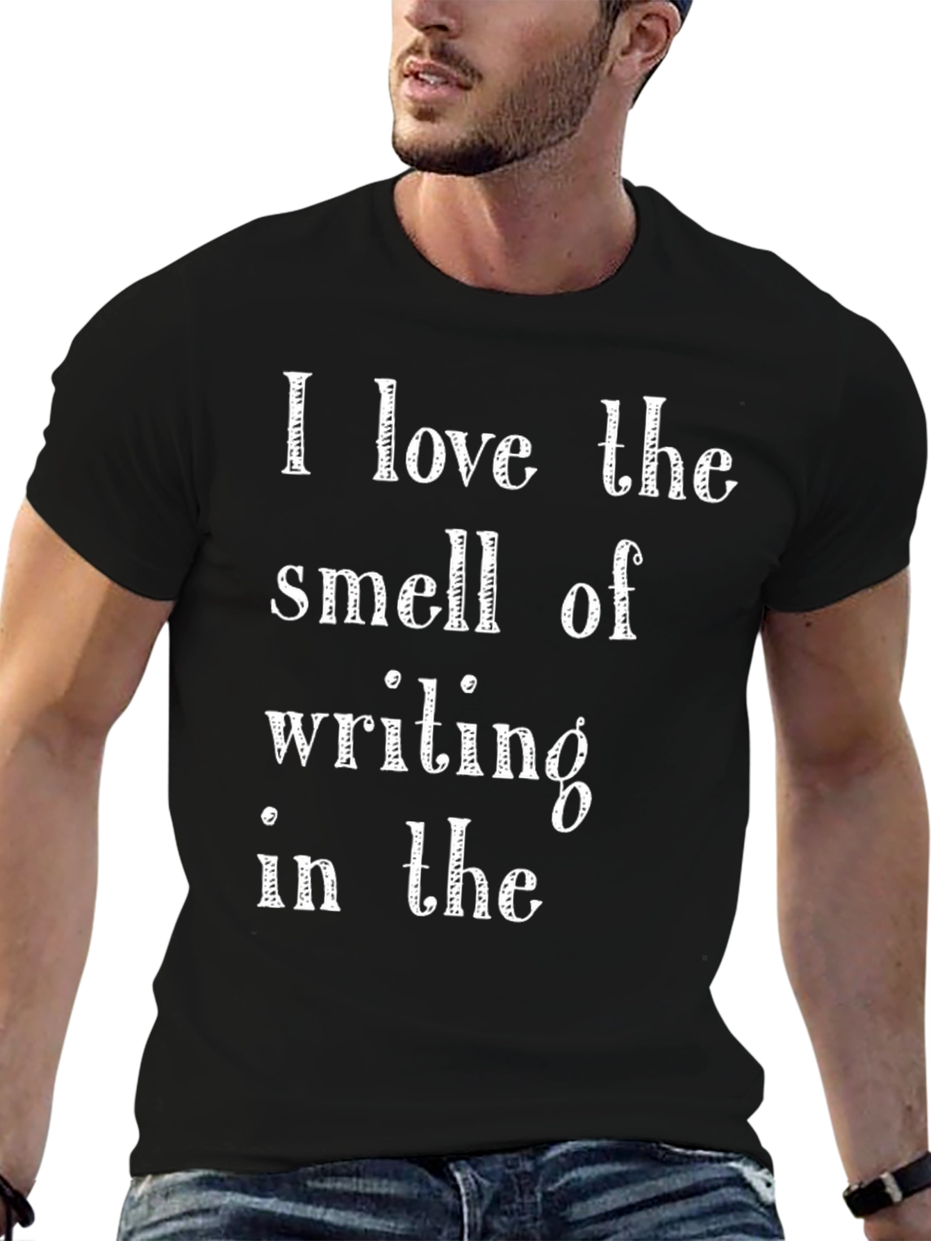 Writers Tee: I Love the Smell of Writing
