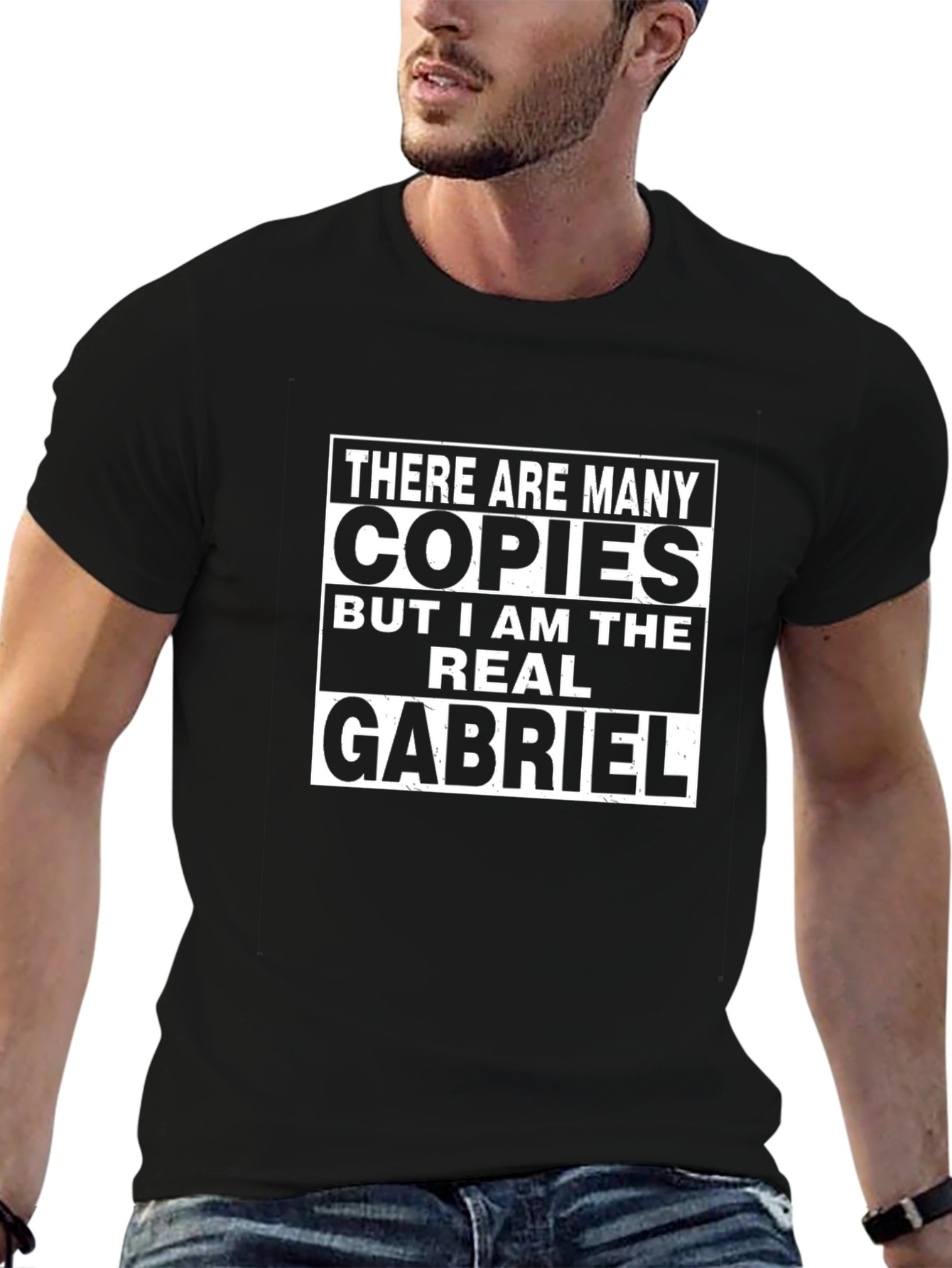 There Are Many Copies T-Shirt Novelty Gabriel Tee