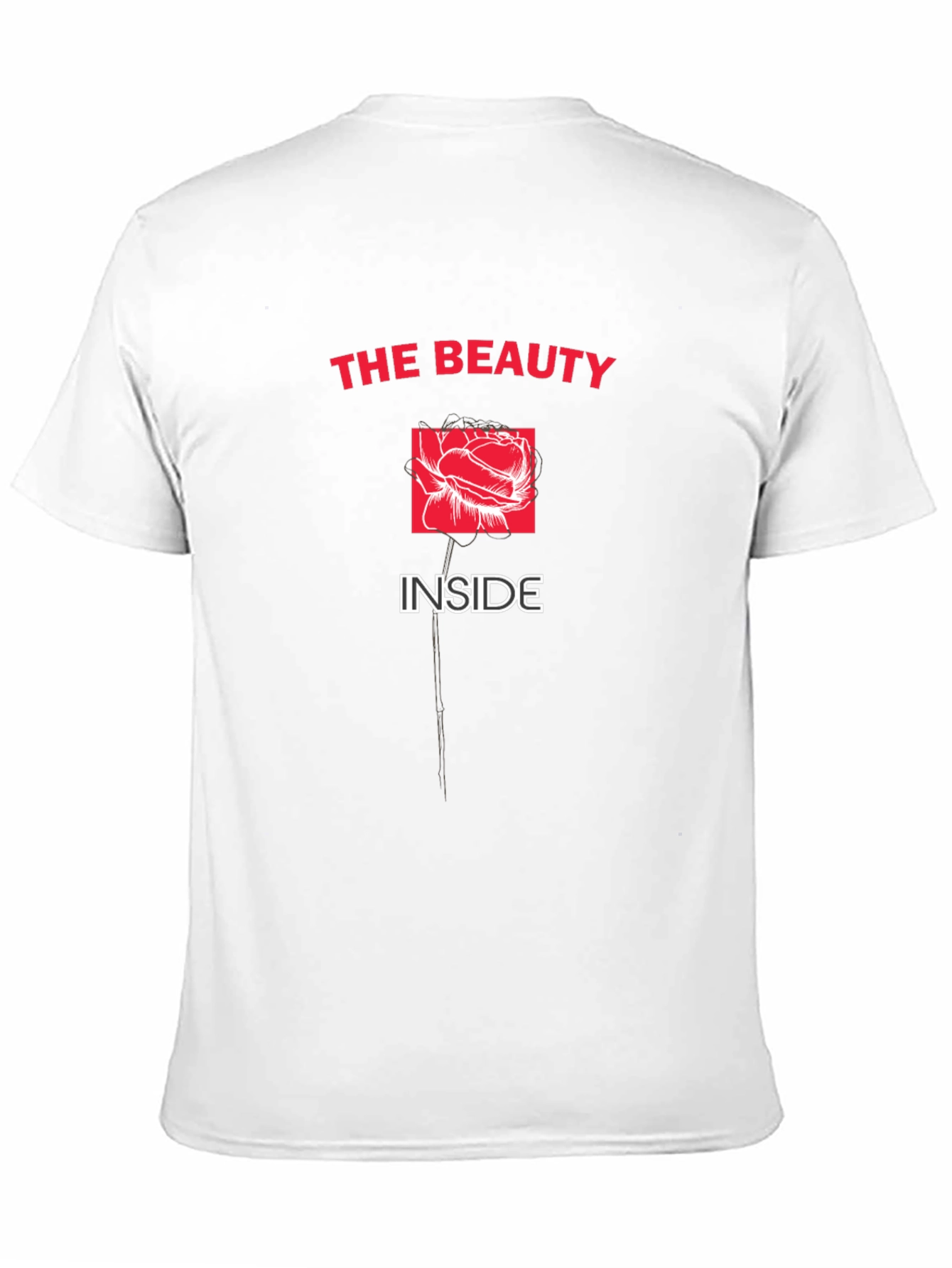 Beauty Inside Black Graphic Tee