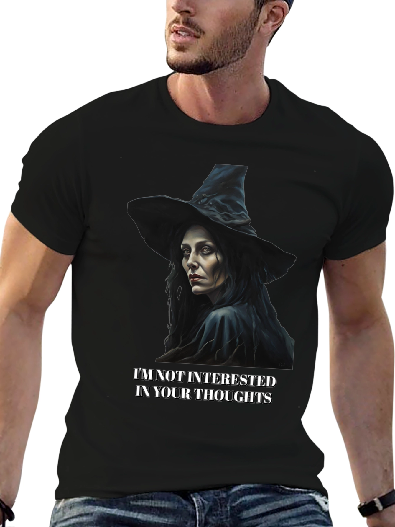 Witchy T-Shirt: Not Interested In Your Thoughts