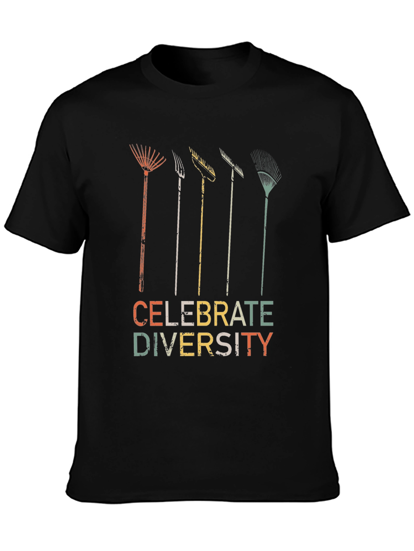 Celebrate Diversity Rake T-Shirt - Unisex