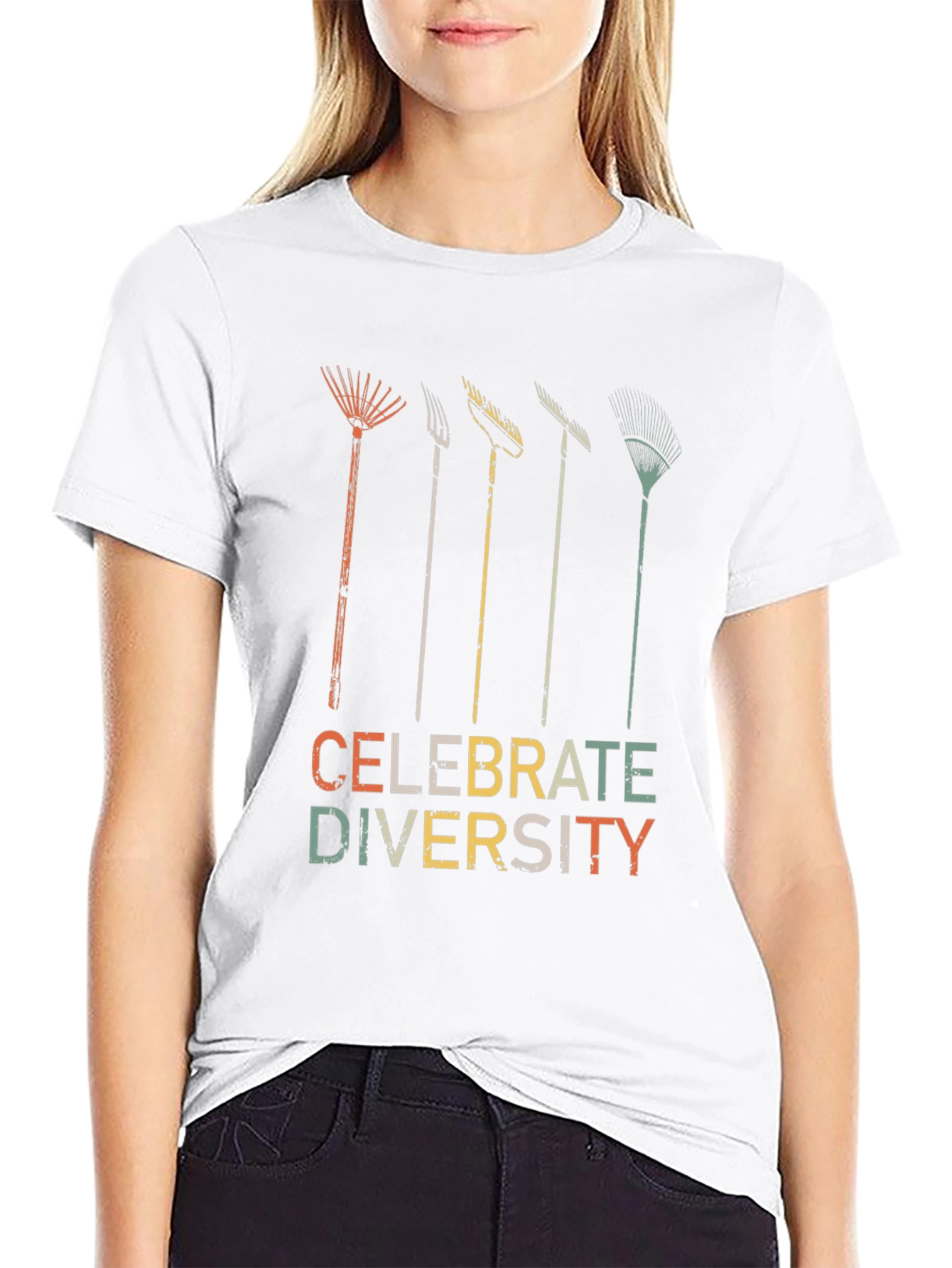 Celebrate Diversity Rake T-Shirt - Unisex