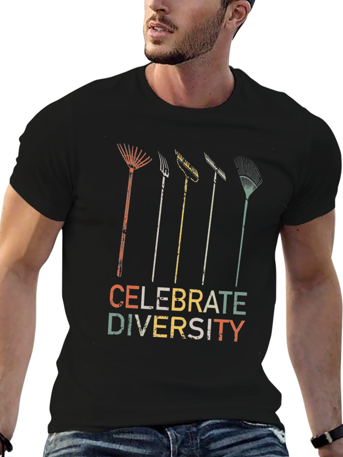 Celebrate Diversity Rake T-Shirt - Unisex