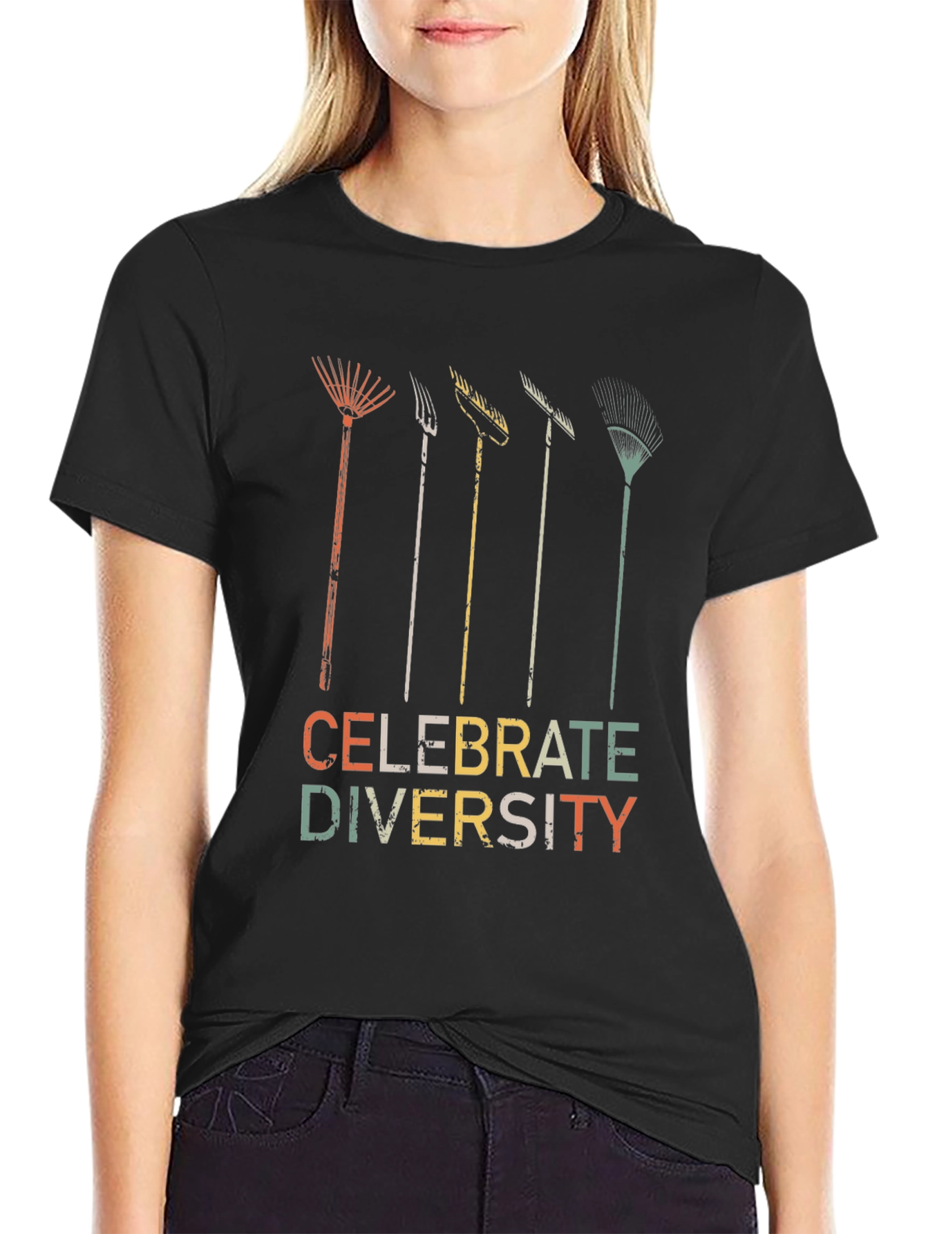 Celebrate Diversity Rake T-Shirt - Unisex