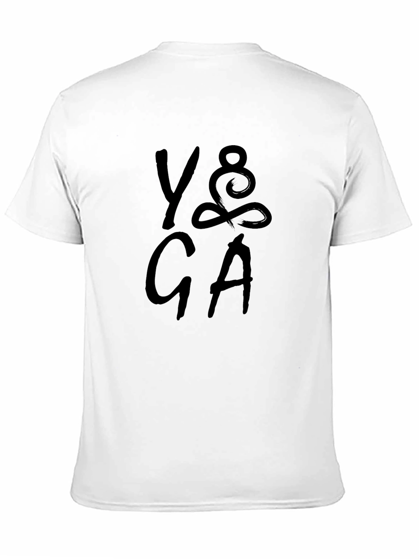Yoga Graphic Print T-Shirt - Casual Cotton Tee