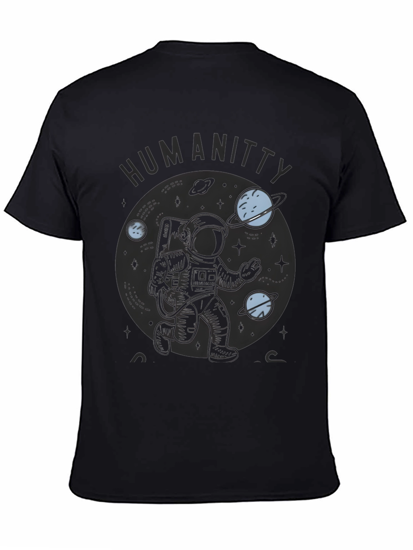 Astronaut in Space Graphic Tee