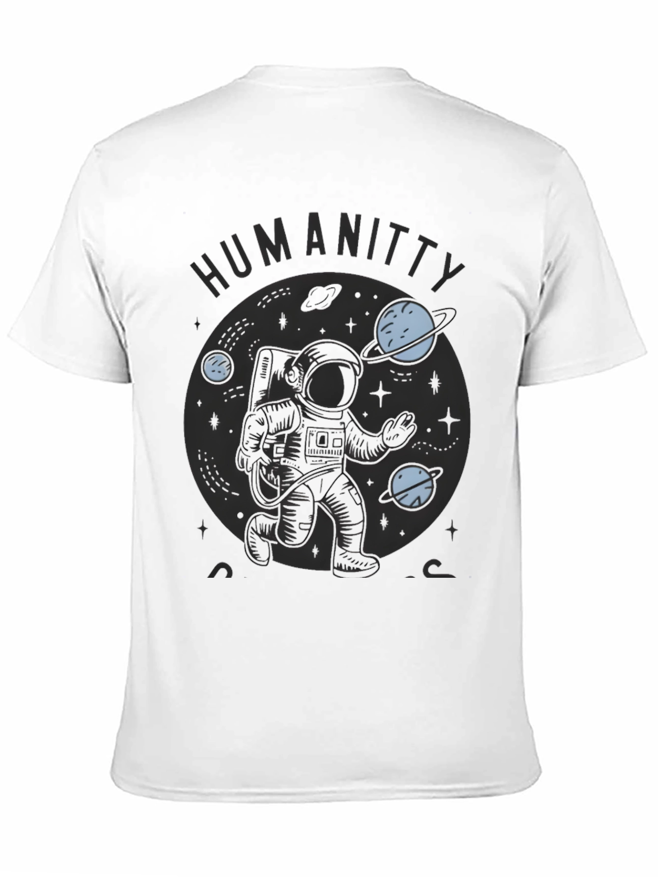 Astronaut in Space Graphic Tee