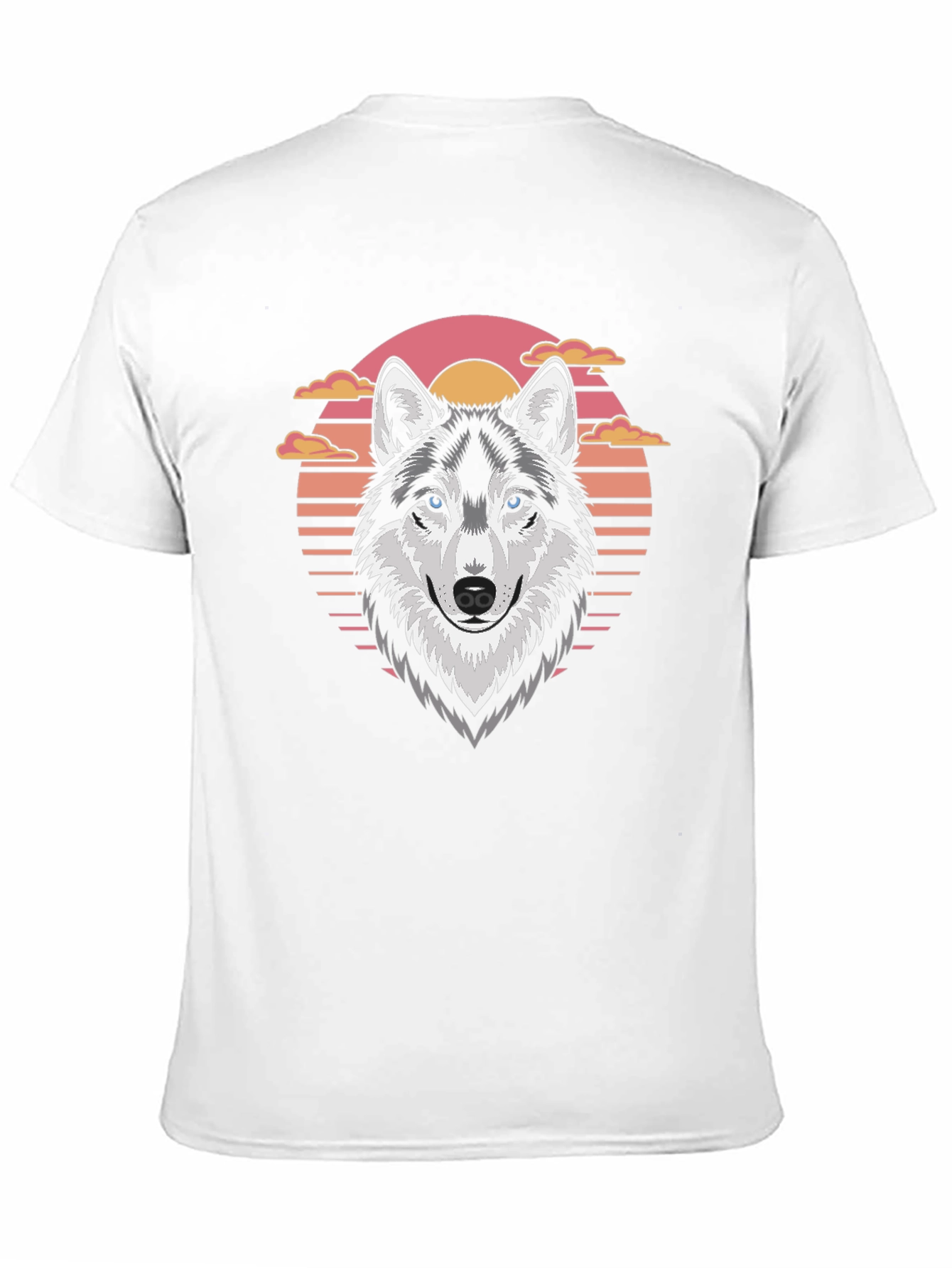Wolf Sunset Graphic T-Shirt