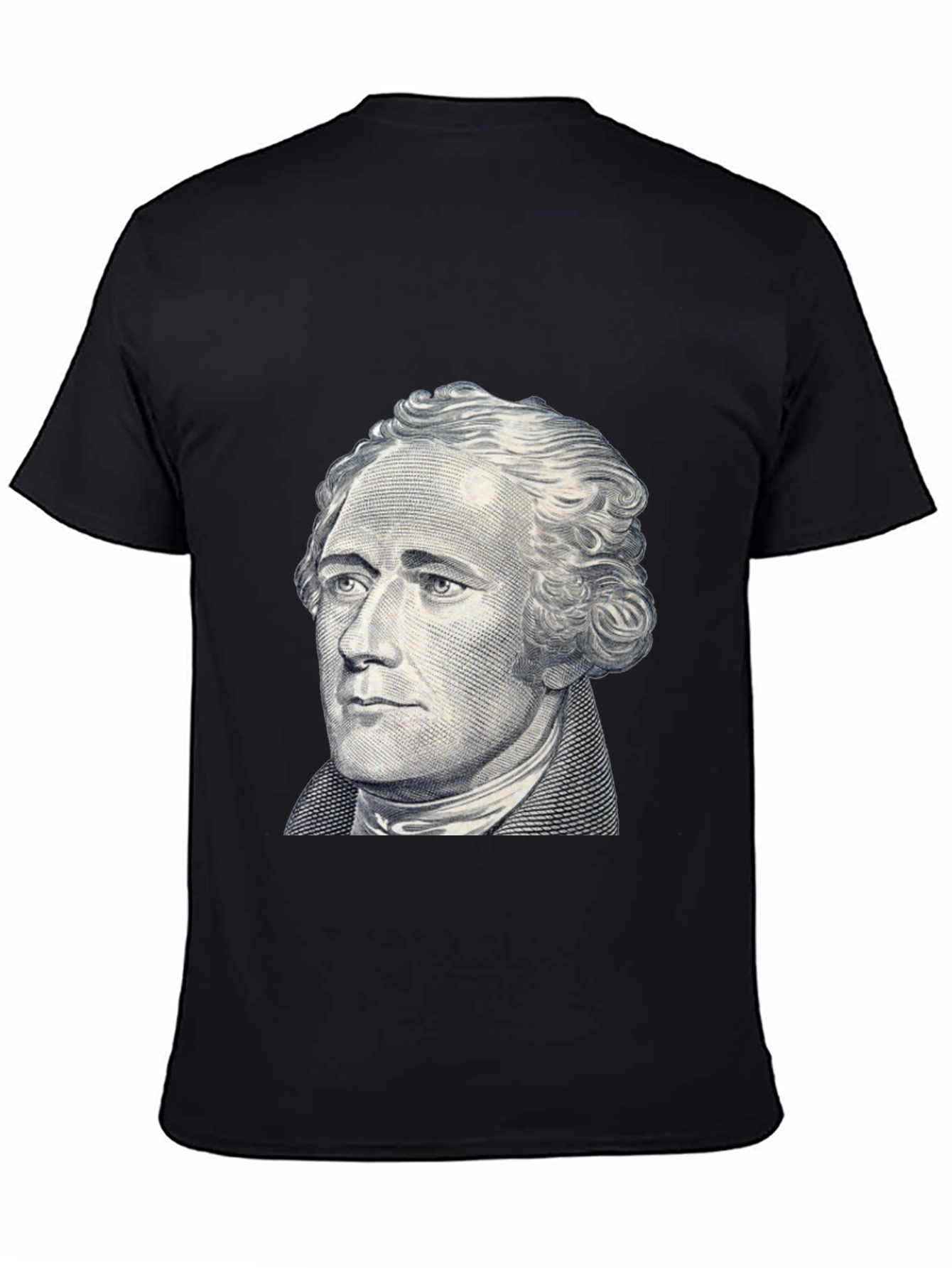 Hamilton Graphic Tee - Black Crew Neck T-Shirt