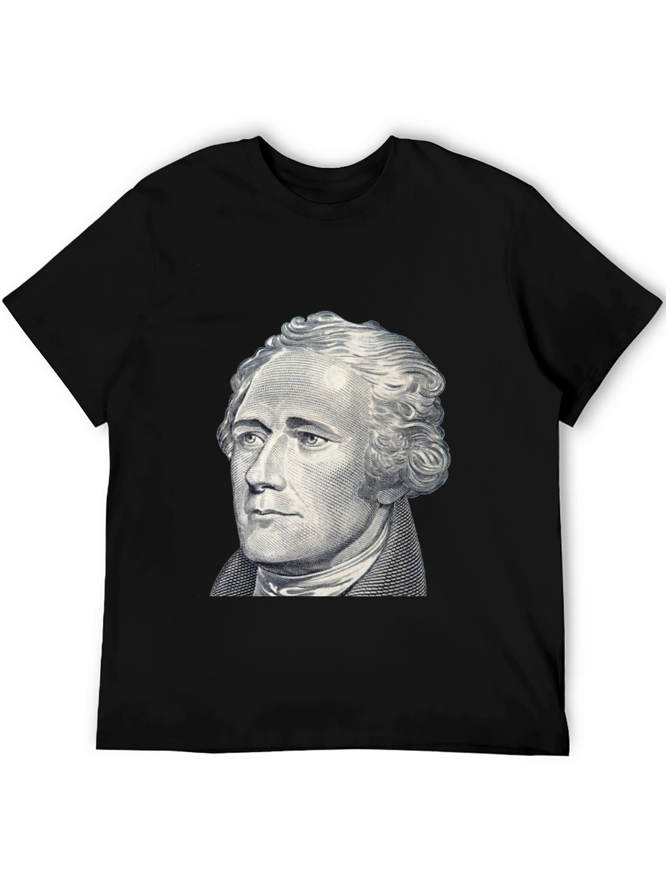 Hamilton Graphic Tee - Black Crew Neck T-Shirt
