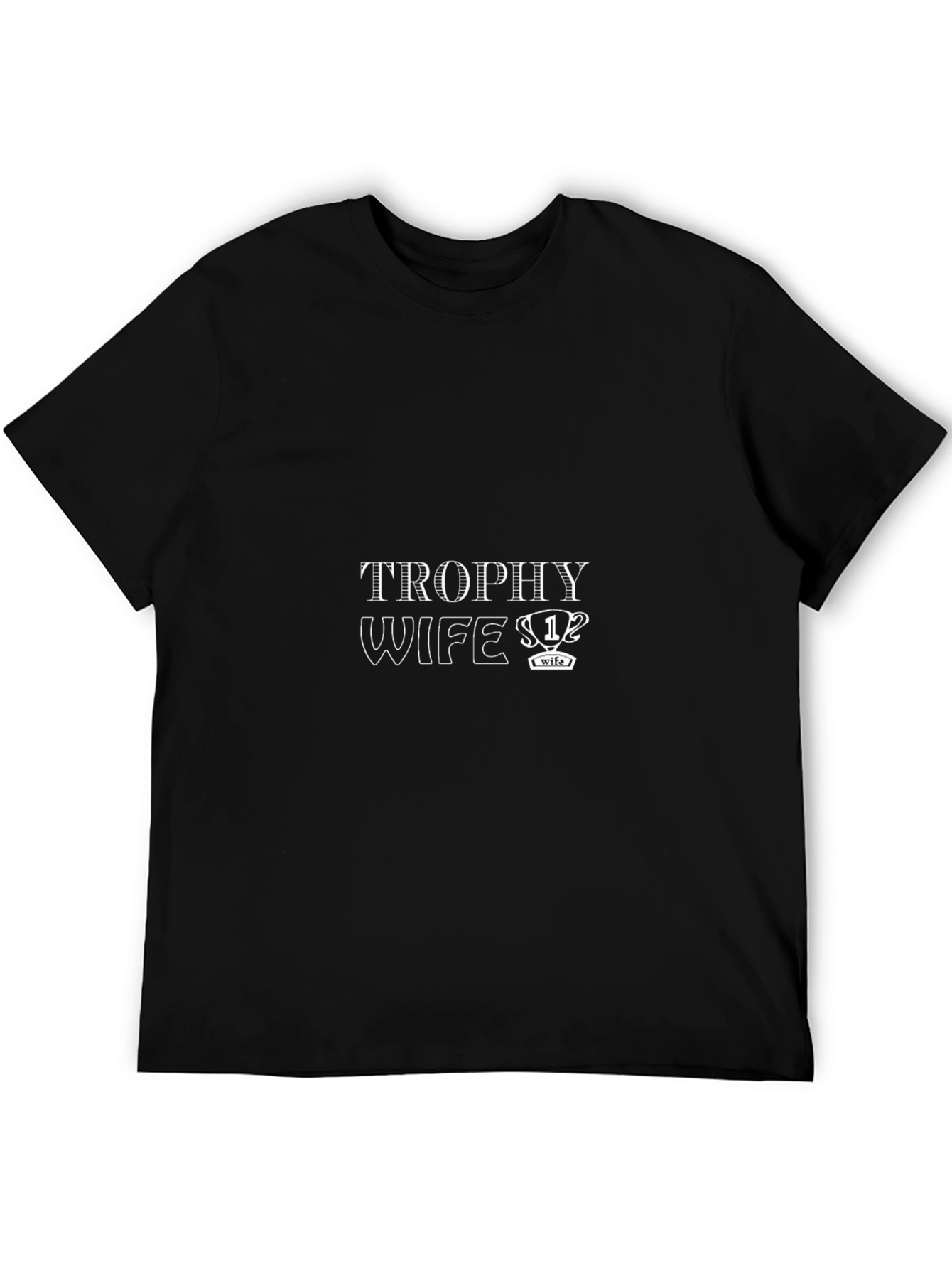 Trophy Wife Graphic Tee - Black