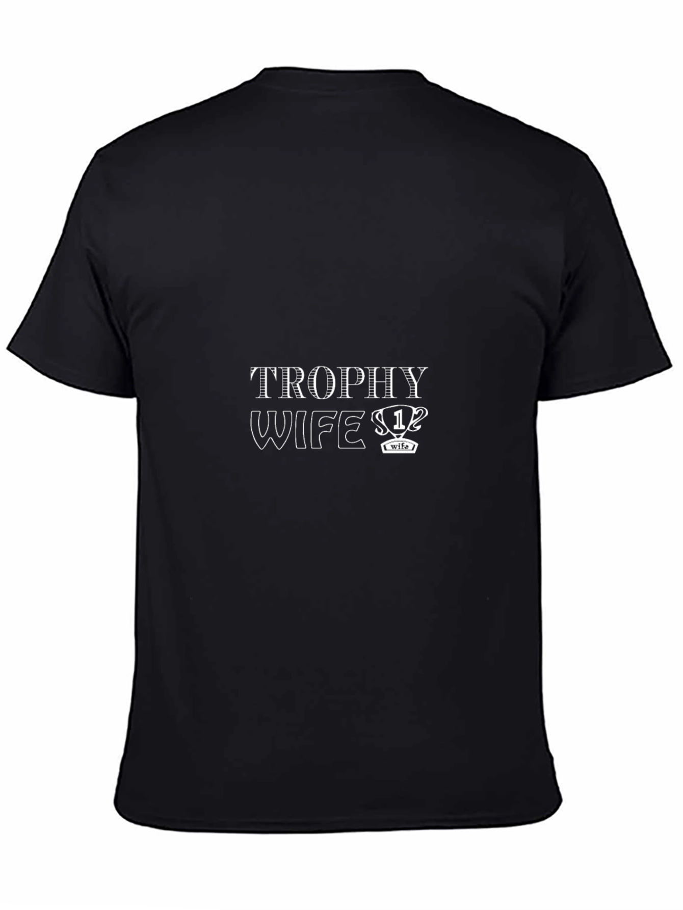Trophy Wife Graphic Tee - Black