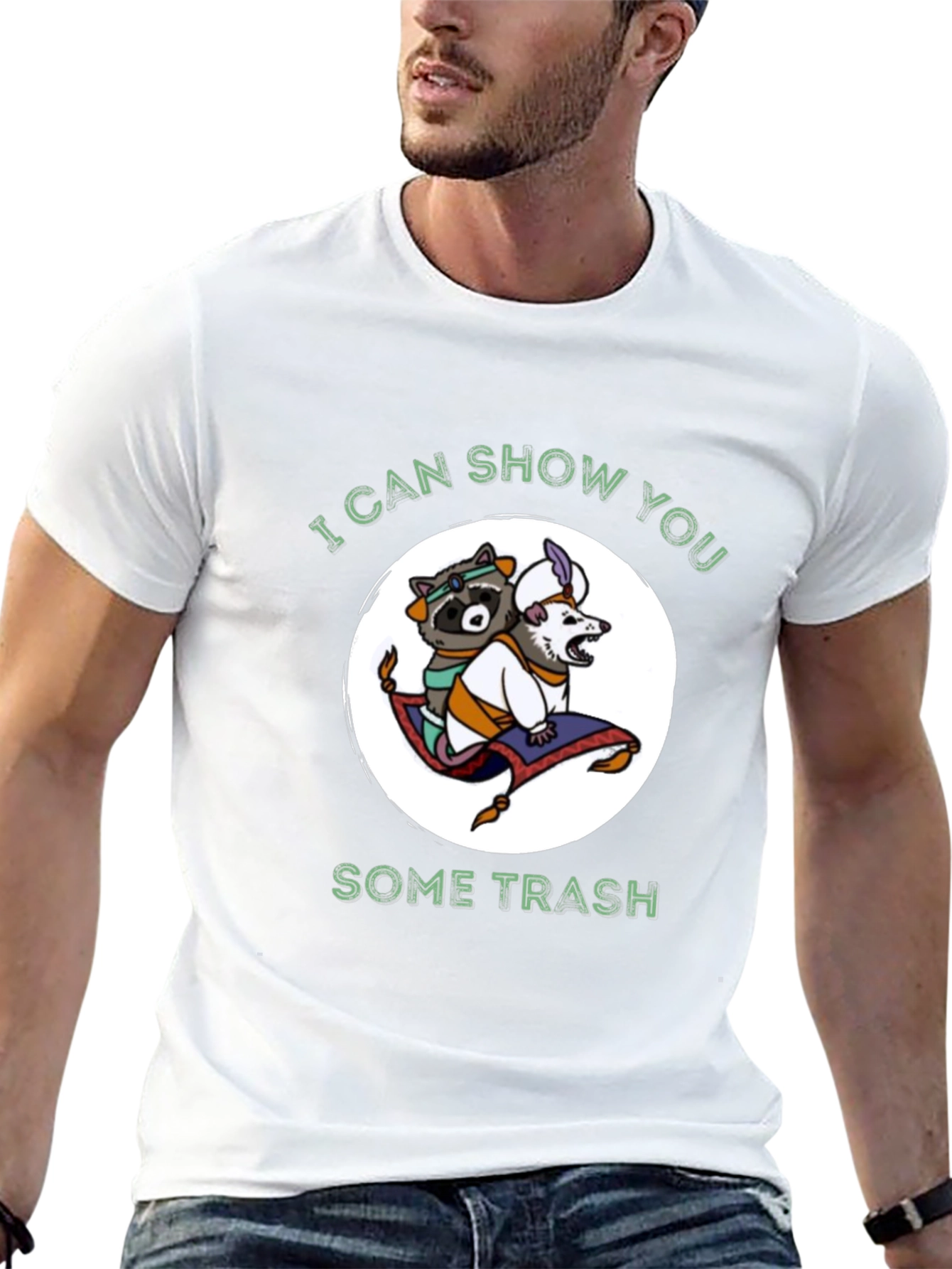 Funny Raccoon Opossum Trash T-Shirt