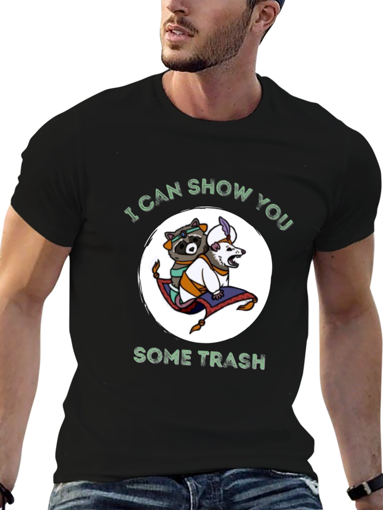 Funny Raccoon Opossum Trash T-Shirt