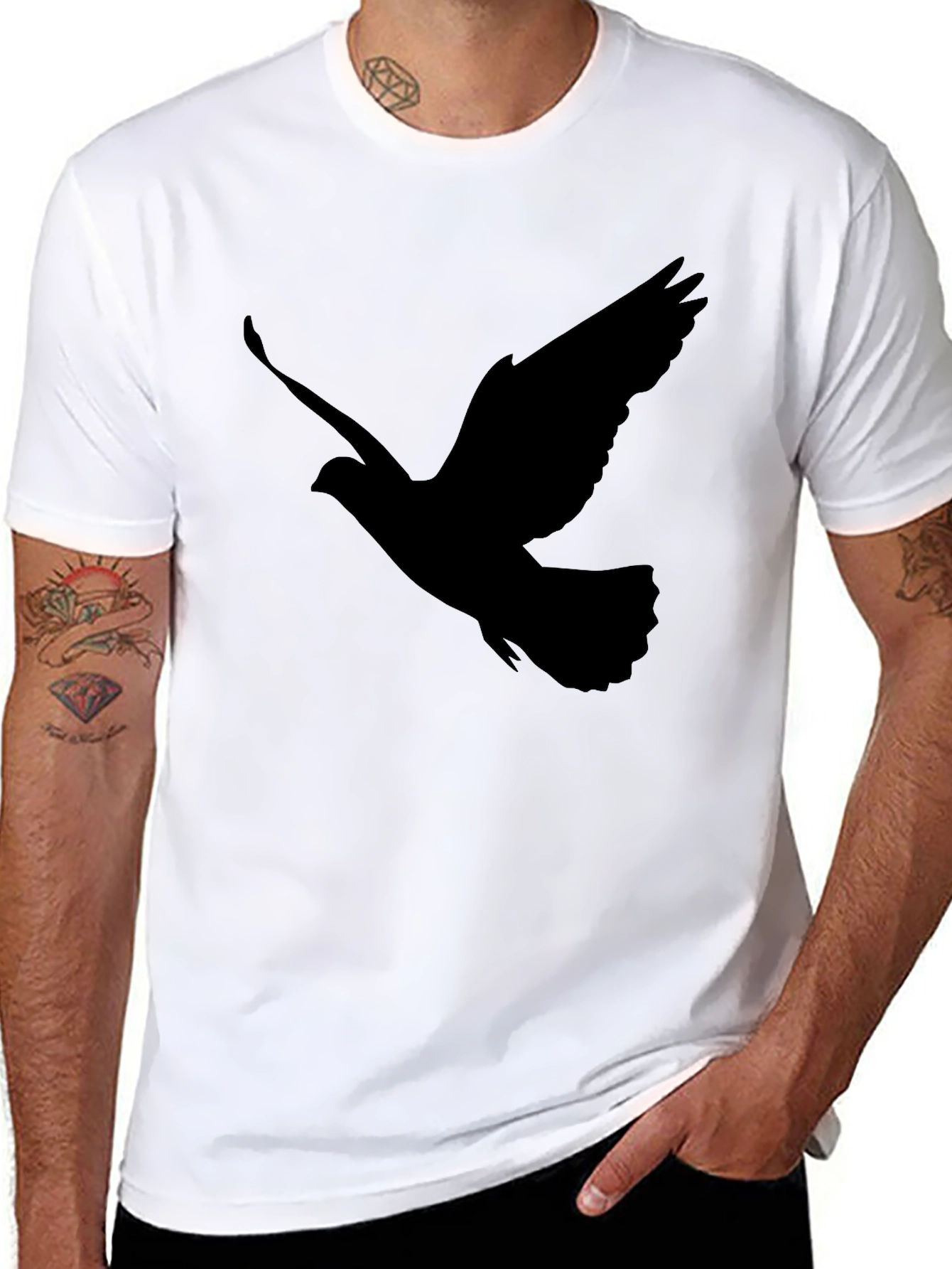 Dove Graphic Tee - Soft Stylish Cotton Shirt