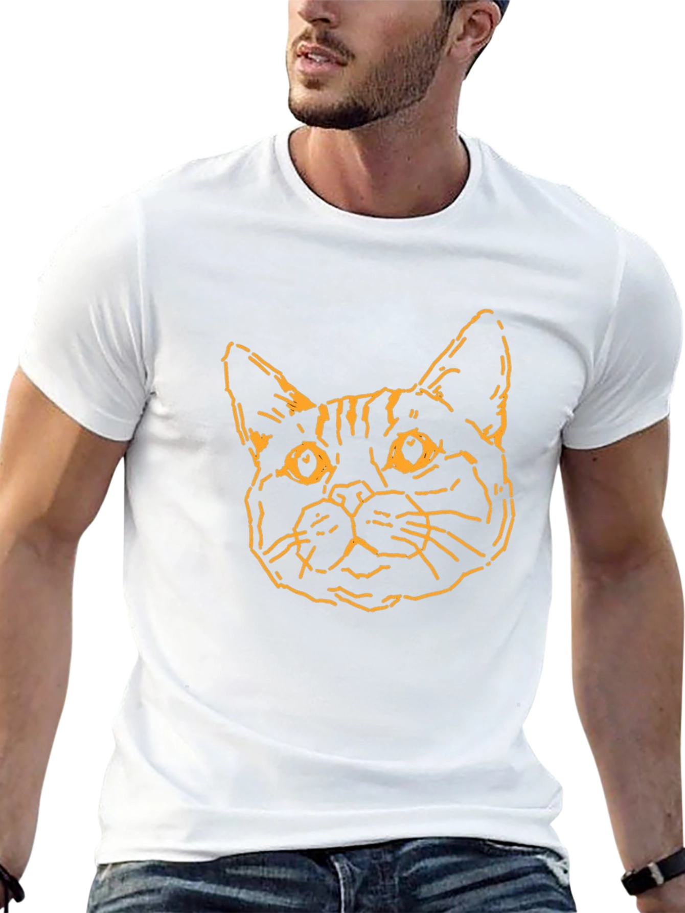 Cool Cat Tee - Black Graphic T-Shirt
