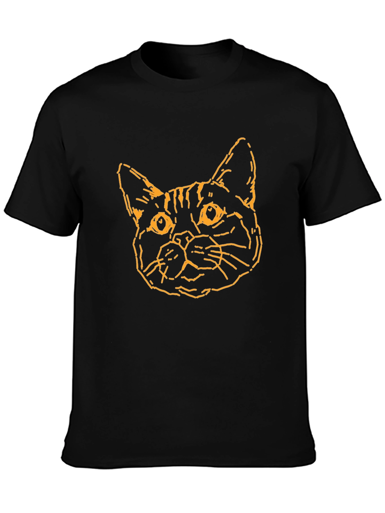 Cool Cat Tee - Black Graphic T-Shirt