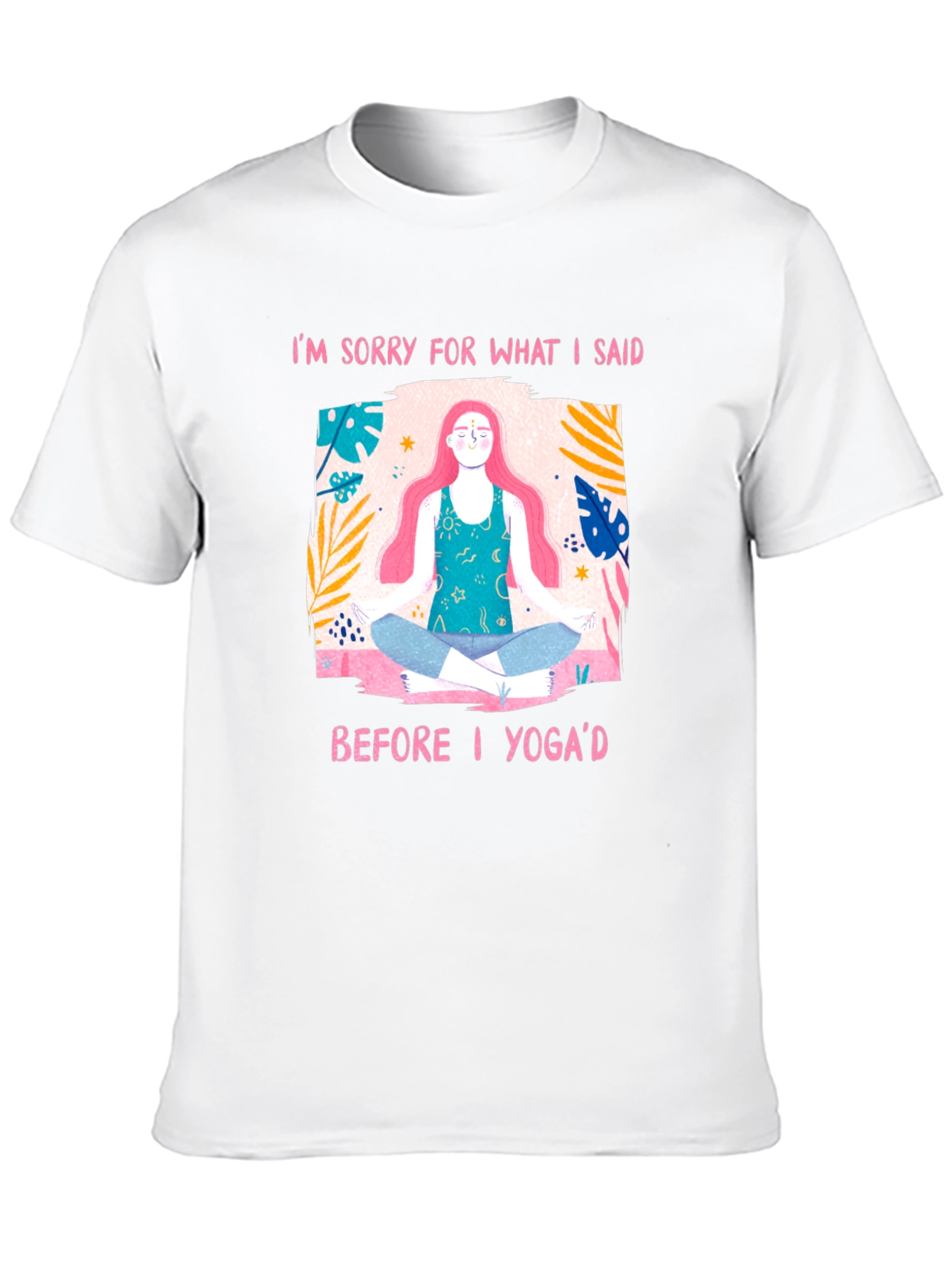 Yoga Apology Black T-Shirt