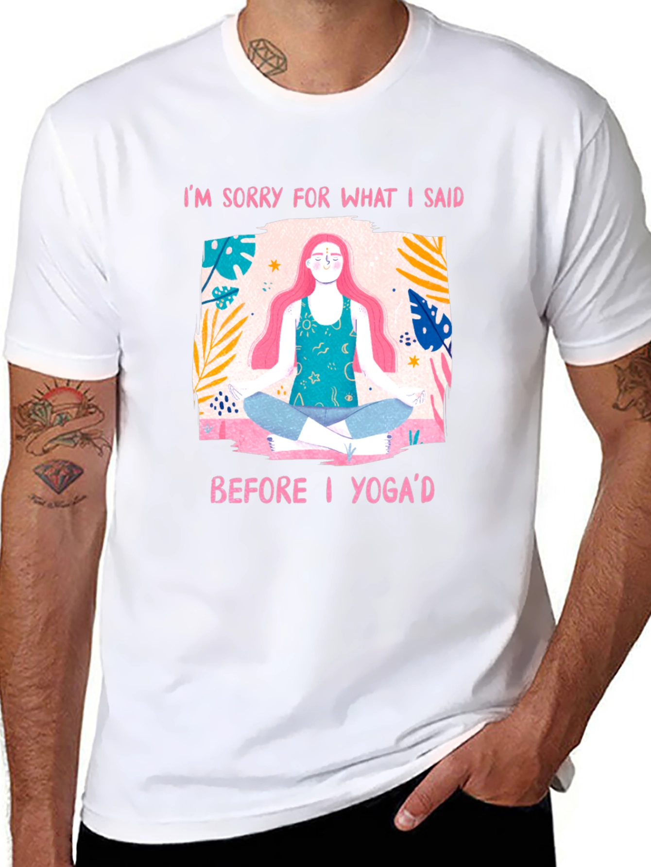 Yoga Apology Black T-Shirt