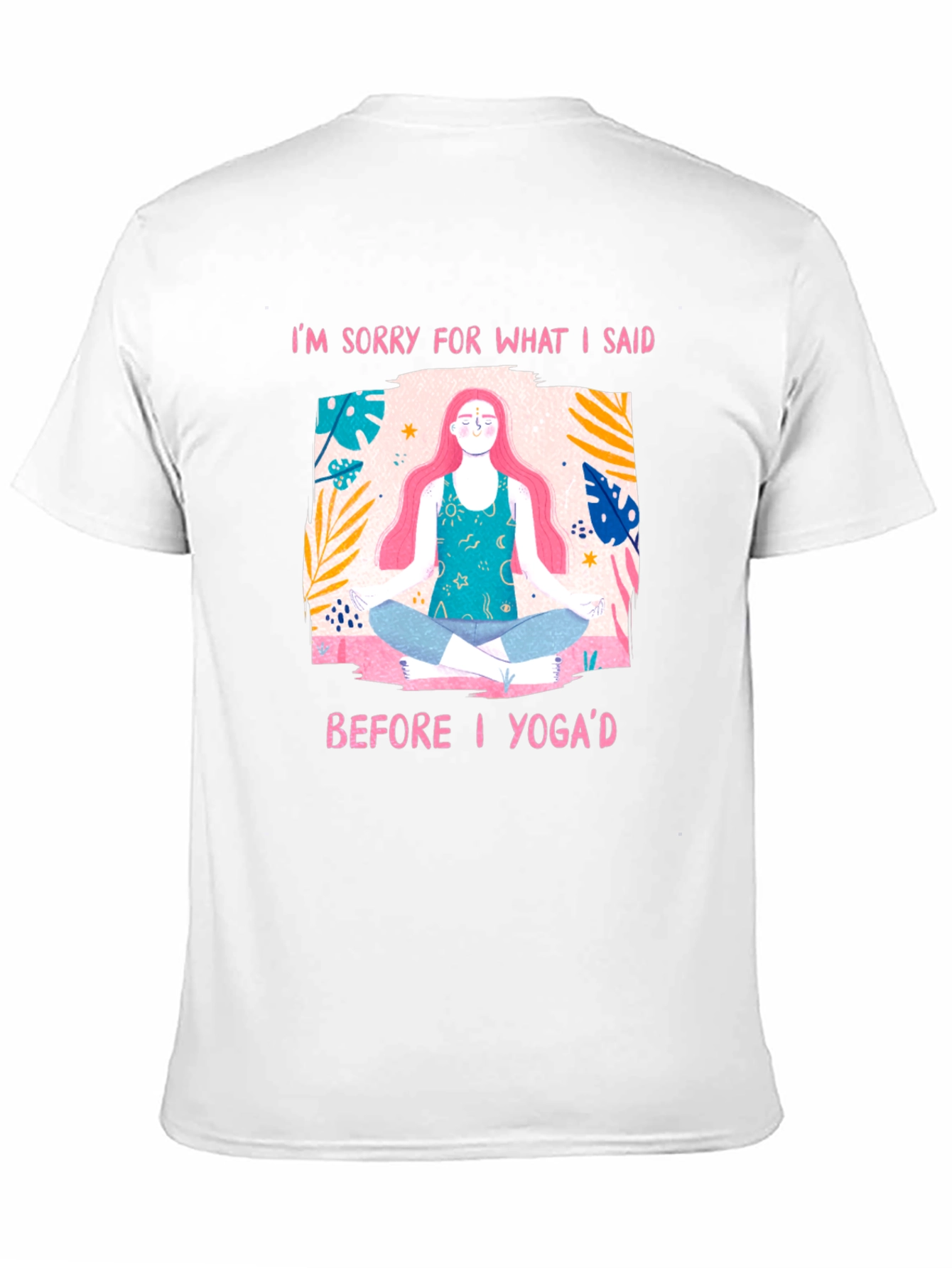 Yoga Apology Black T-Shirt