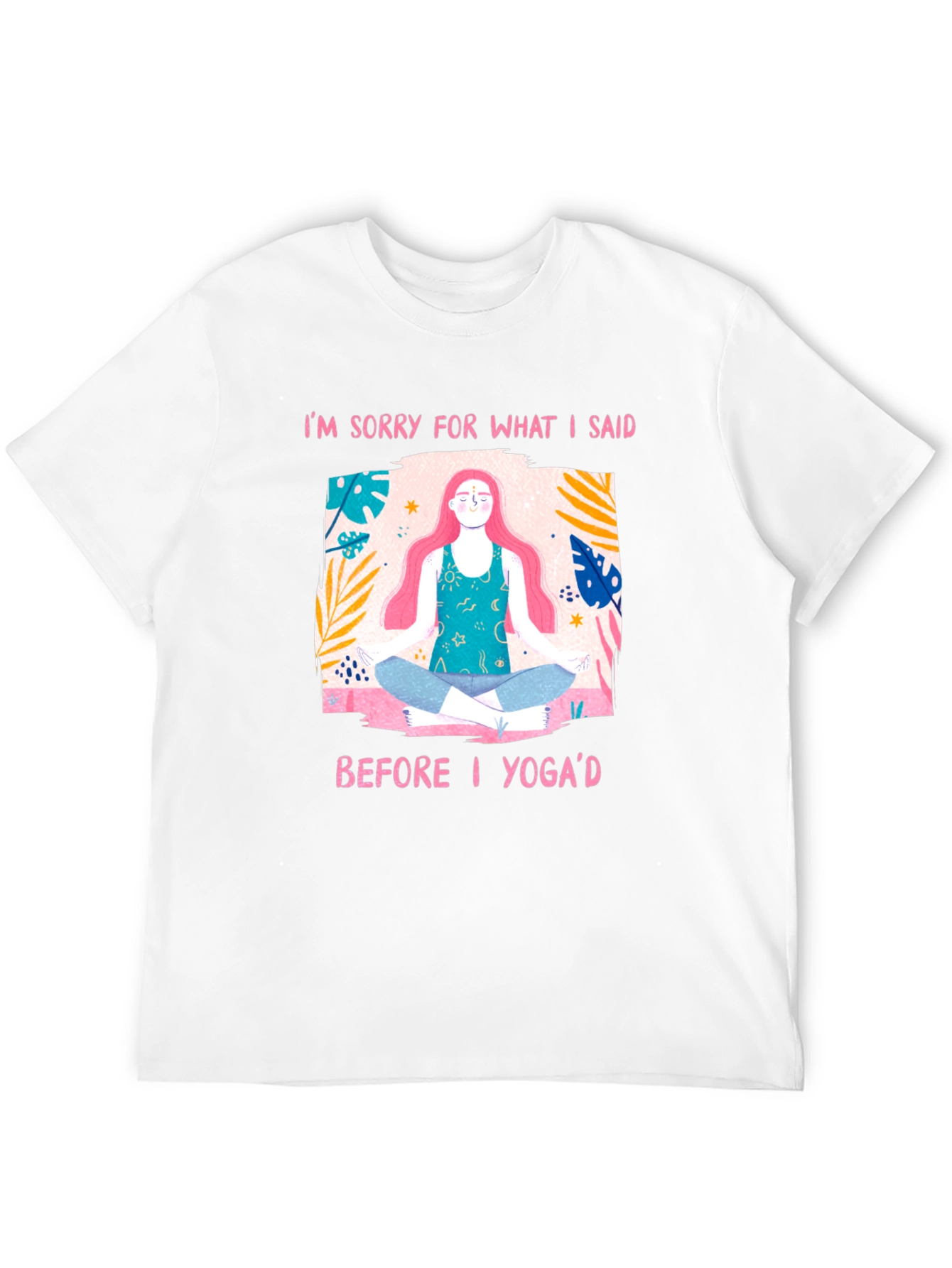 Yoga Apology Black T-Shirt