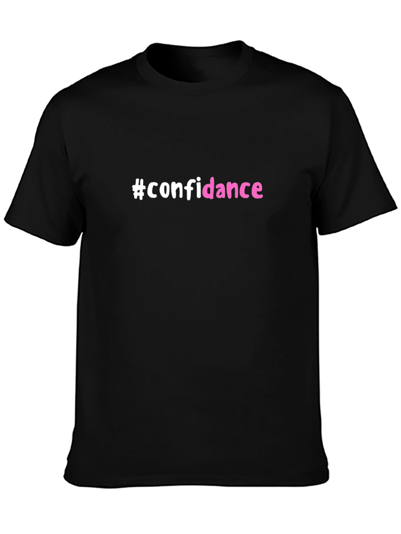 #confidance Black Graphic T-Shirt