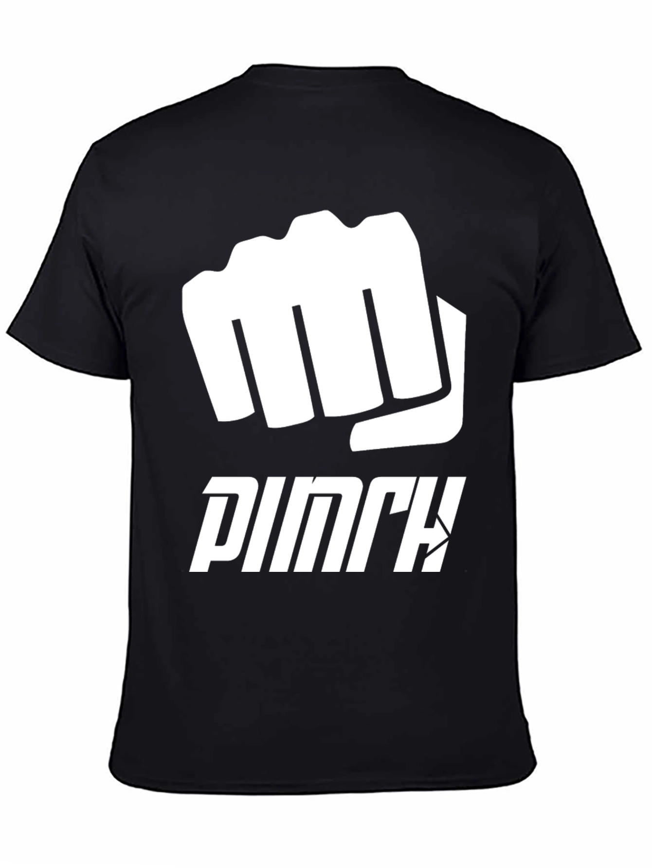 PUNCH Graphic Tee - Black Cotton Casual Shirt