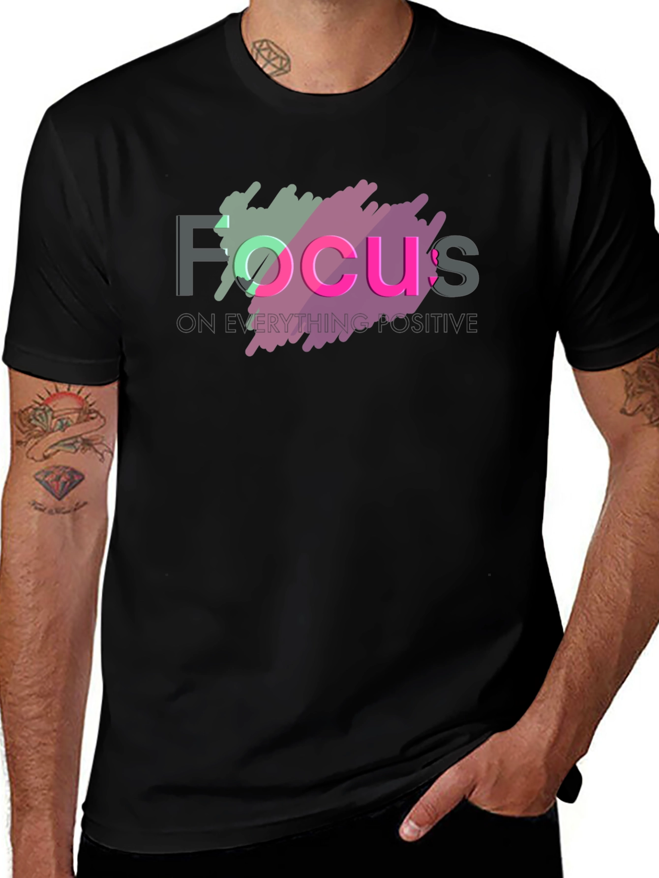 Focus T-Shirt: Positive Vibes
