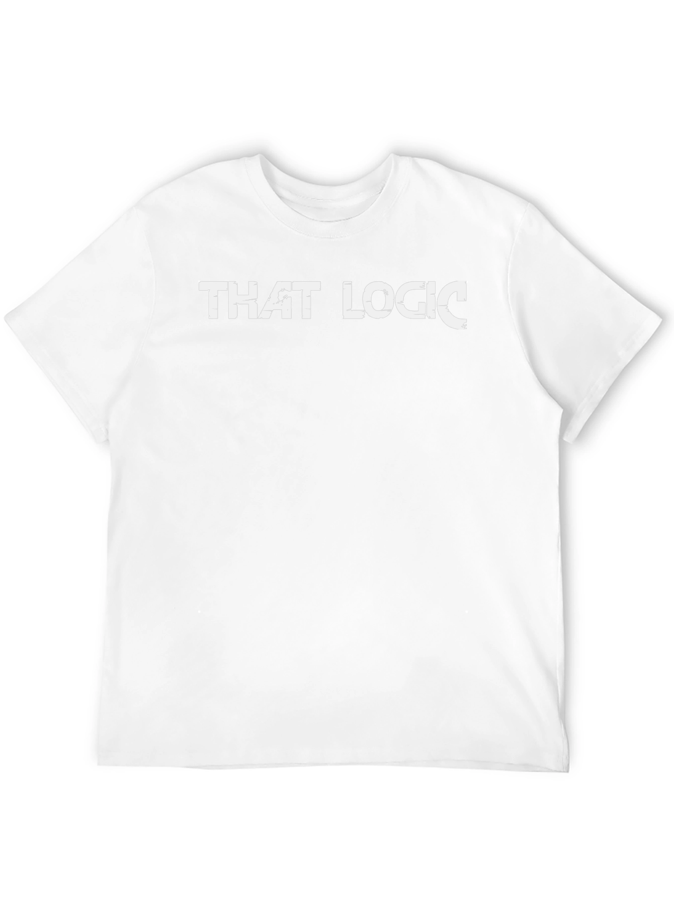 That Logic Graphic Print Black T-Shirt