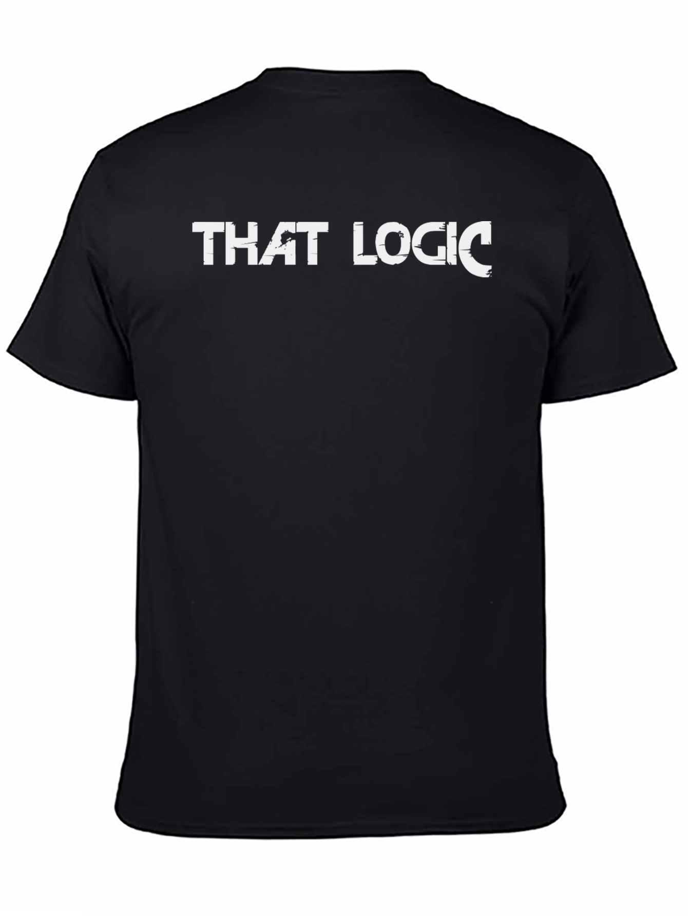 That Logic Graphic Print Black T-Shirt