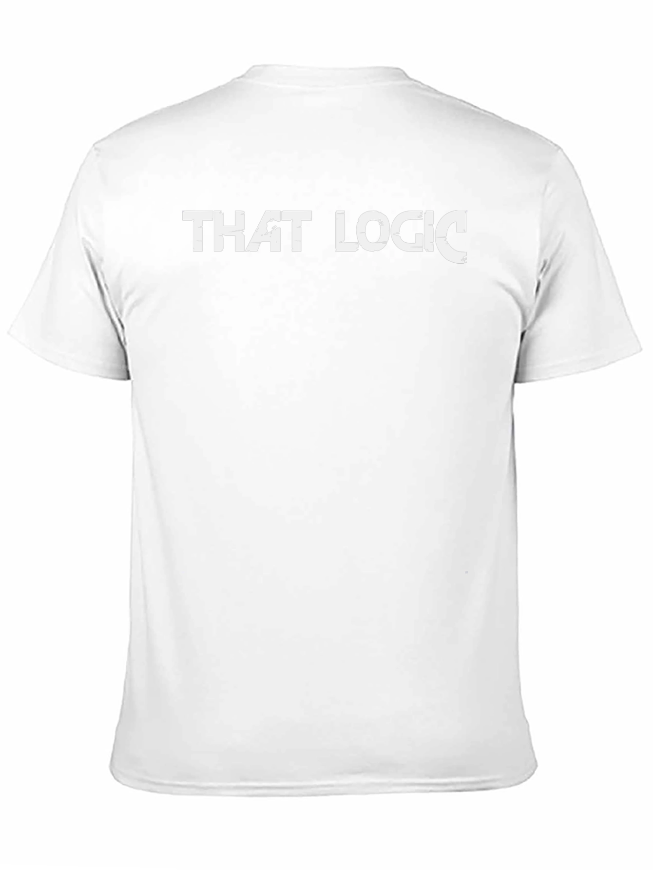 That Logic Graphic Print Black T-Shirt