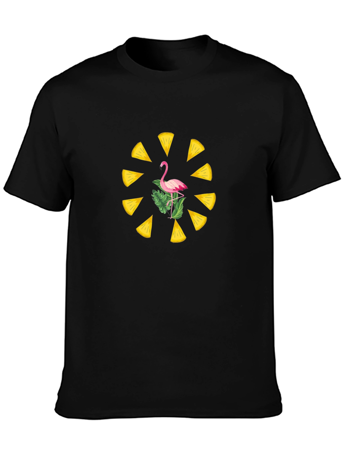 Tropical Flamingo Pineapple T-Shirt