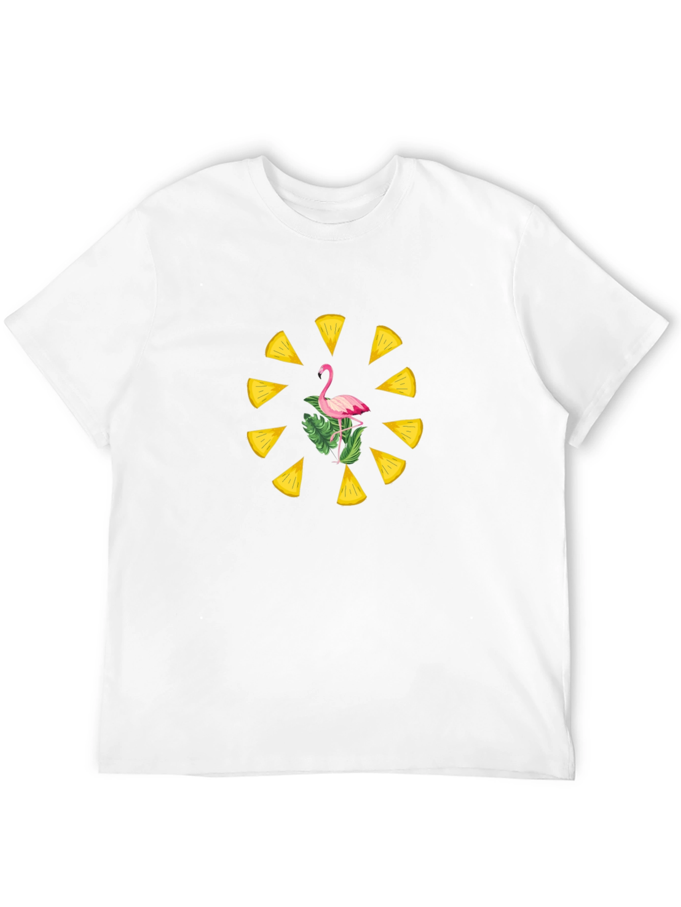 Tropical Flamingo Pineapple T-Shirt