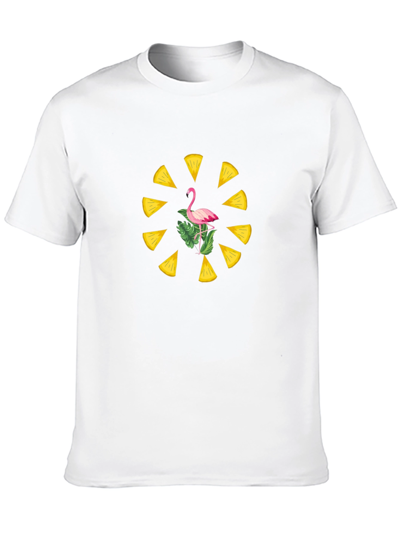 Tropical Flamingo Pineapple T-Shirt