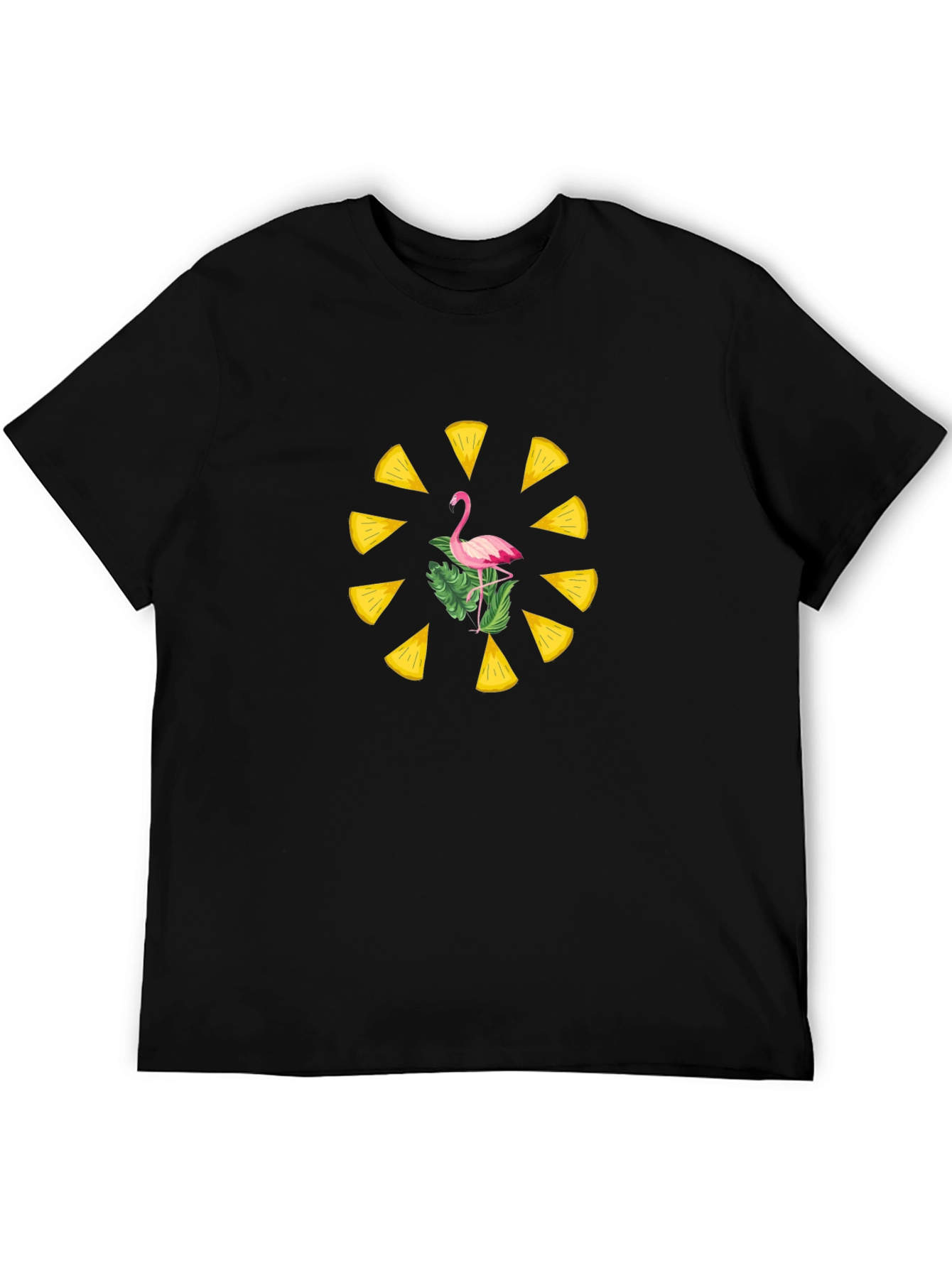 Tropical Flamingo Pineapple T-Shirt