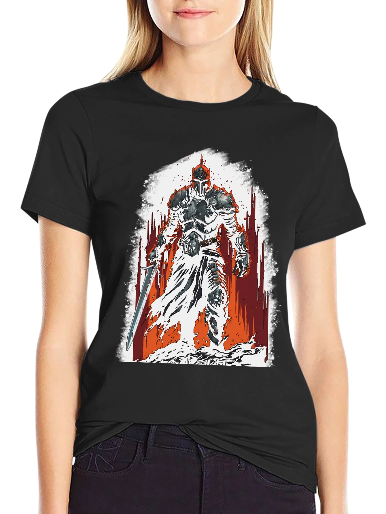 Knight Graphic T-Shirt - Medieval Warrior Tee